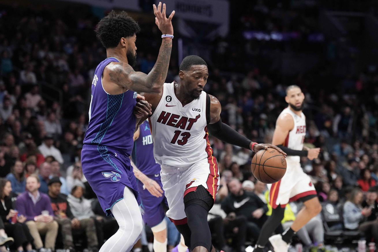 NBA: Miami Heat at Charlotte Hornets