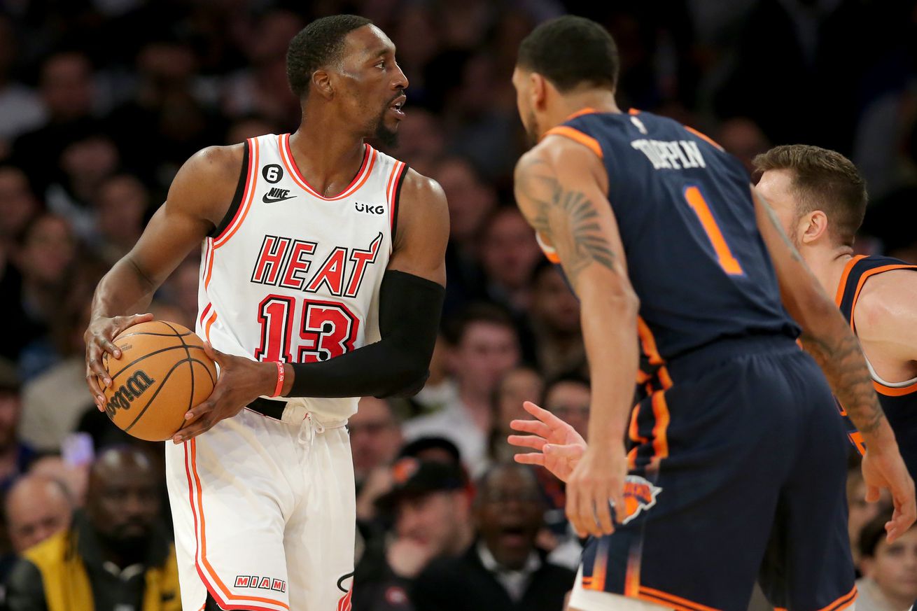 NBA: Miami Heat at New York Knicks