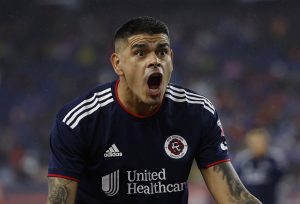 NE Revs injured striker Gustavo Bou will miss the return of MLS action