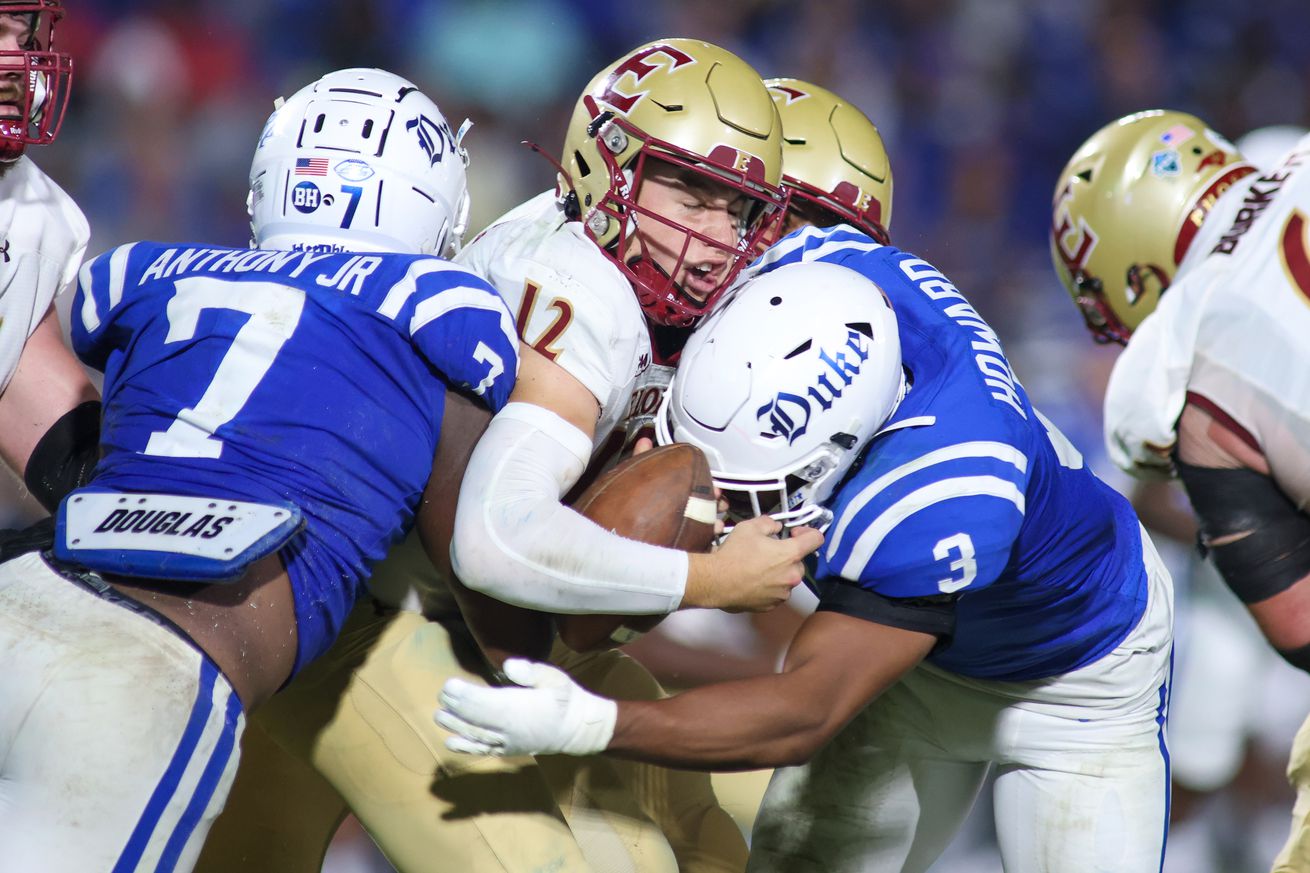 COLLEGE FOOTBALL: AUG 30 Elon at Duke