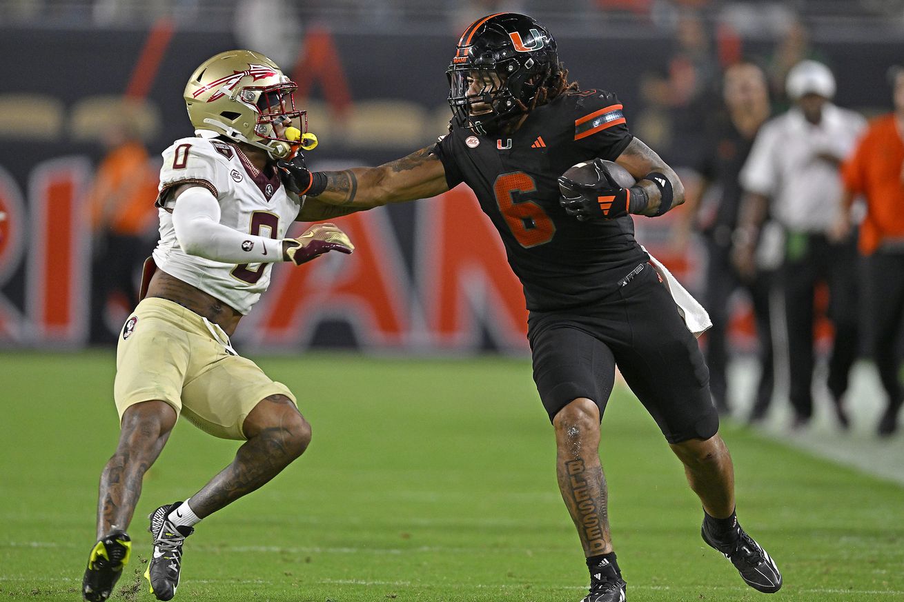 COLLEGE FOOTBALL: OCT 26 Florida State at Miami