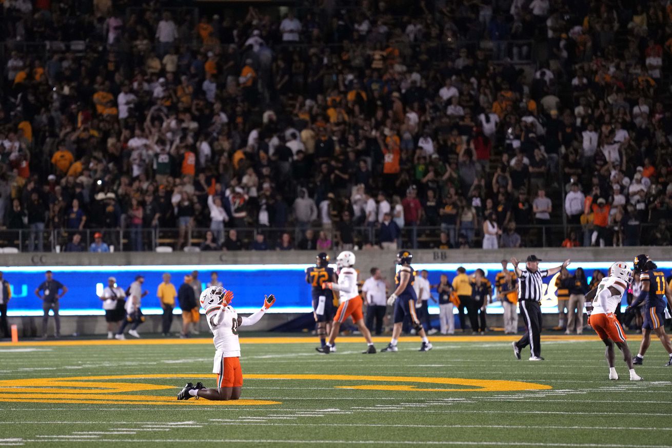 NCAA Football: Miami at California