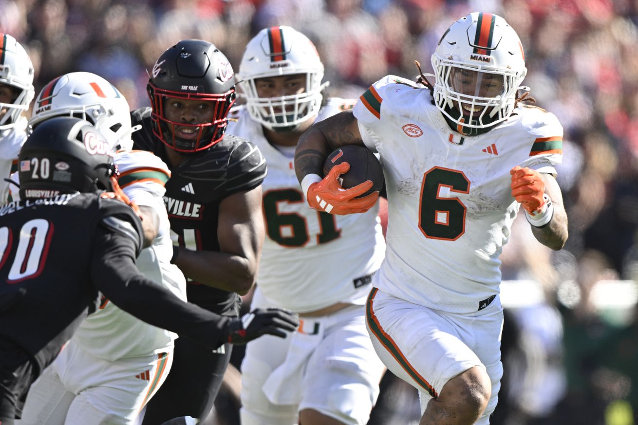 NCAA Football: Miami at Louisville