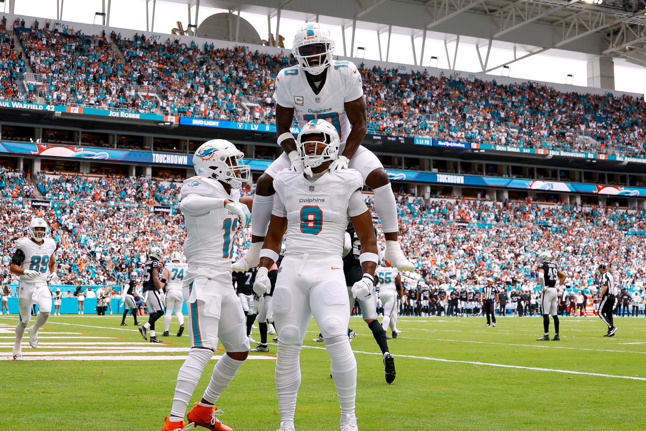 Las Vegas Raiders v Miami Dolphins