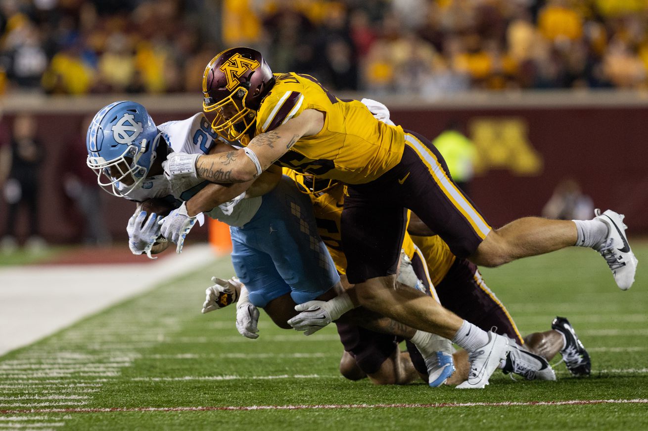 COLLEGE FOOTBALL: AUG 29 North Carolina at Minnesota