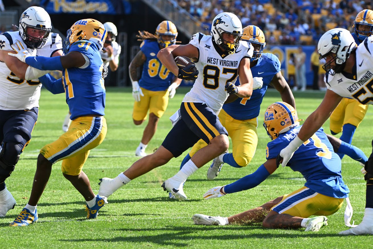 NCAA Football: West Virginia at Pittsburgh